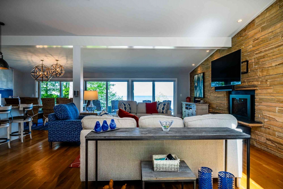 Harbert Hideaway Vacation Rental | Luxury Home with Private Pool Hot Tub and Walk to Lake Michigan Beach - Lake Michigan real estate