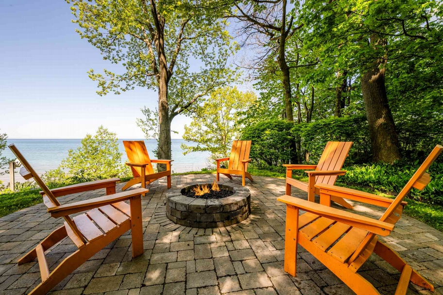 Harbert Hideaway Vacation Rental | Luxury Home with Private Pool Hot Tub and Walk to Lake Michigan Beach - Lake Michigan real estate