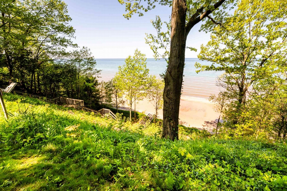 Harbert Hideaway Vacation Rental | Luxury Home with Private Pool Hot Tub and Walk to Lake Michigan Beach - Lake Michigan real estate