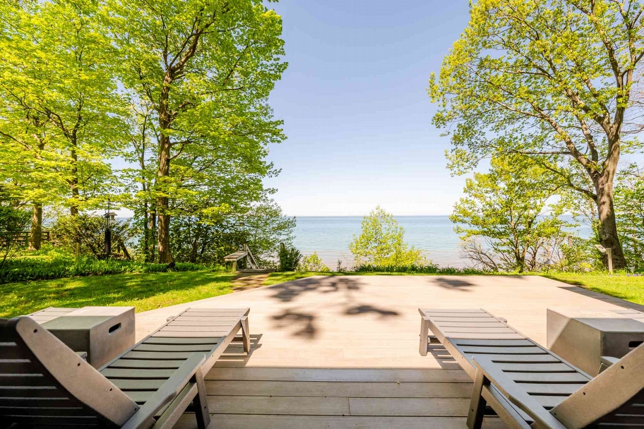 Harbert Hideaway Vacation Rental | Luxury Home with Private Pool Hot Tub and Walk to Lake Michigan Beach - Lake Michigan real estate