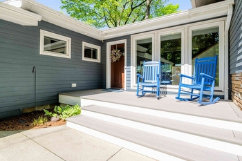Harbert Hideaway Vacation Rental | Luxury Home with Private Pool Hot Tub and Walk to Lake Michigan Beach thumbnail