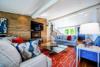 Harbert Hideaway Vacation Rental | Luxury Home with Private Pool Hot Tub and Walk to Lake Michigan Beach thumbnail