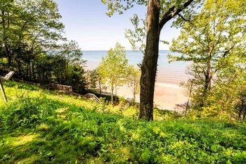 Harbert Hideaway Vacation Rental | Luxury Home with Private Pool Hot Tub and Walk to Lake Michigan Beach thumbnail